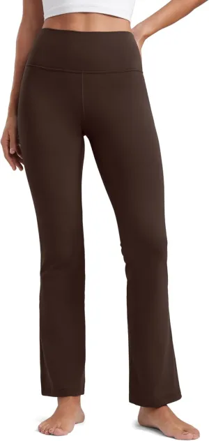 CRZ YOGA Womens Butterluxe High Waist Flare Pants 29" / 30.5" / 32" / 33.5" - Yoga Bootcut Wide Leg with Pocket Lounge