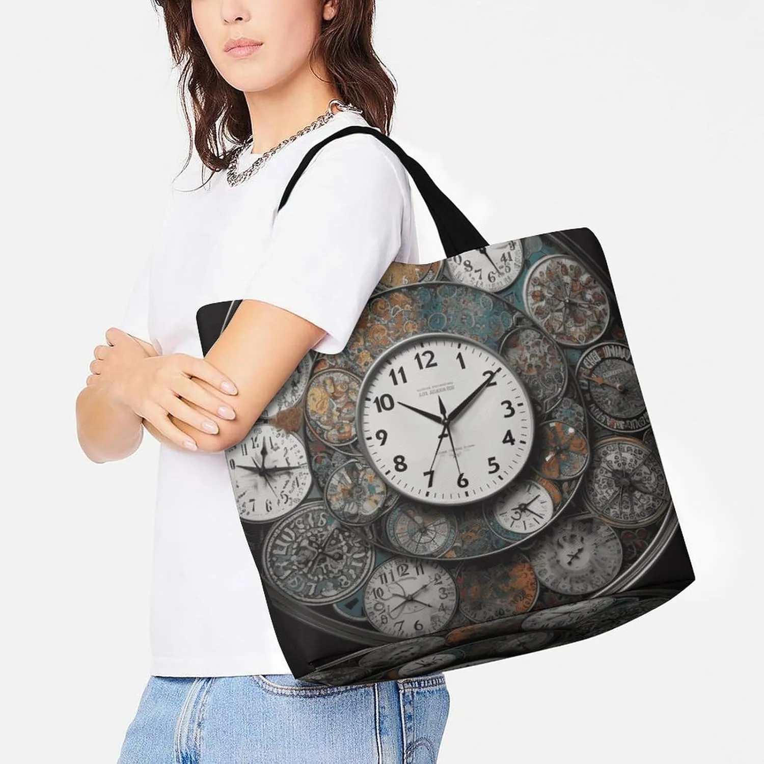 Cute Cardinal Birds Tote Bag for Women Reusable Grocery Shoulder Bags Shopping Bag for Travel, Groceries