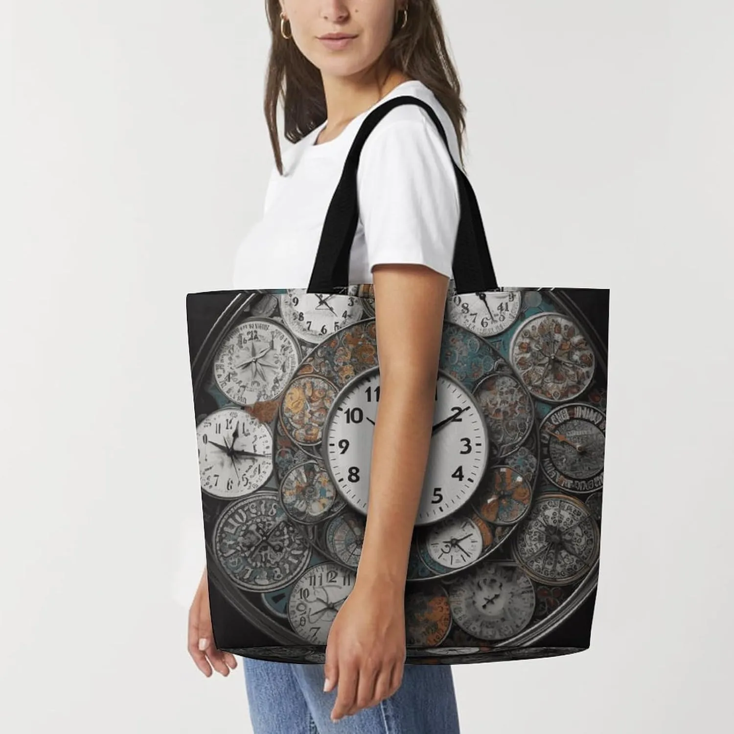 Cute Cardinal Birds Tote Bag for Women Reusable Grocery Shoulder Bags Shopping Bag for Travel, Groceries