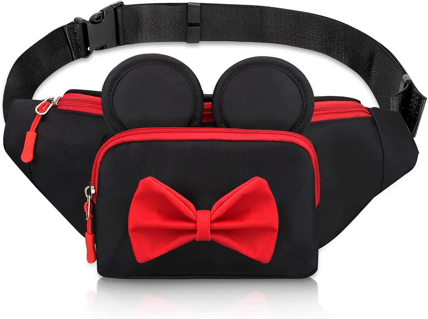 Cute Fanny Pack for Women Girls Crossbody Fanny Bag Belt Bags Teen Girl Travel World Outlet Accessories Cartoon Mouse Cross Body Bag for Trip Essentials Waist Pack Little Kid Outdoor Fanny Pack
