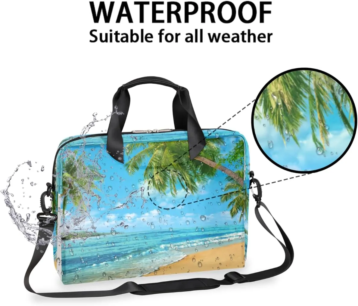 Cute Laptop Shoulder Bag for Women Men, Computer Laptop Bag Laptop Sleeve Case Laptop Satchel Briefcase Carrying Bag QA-1