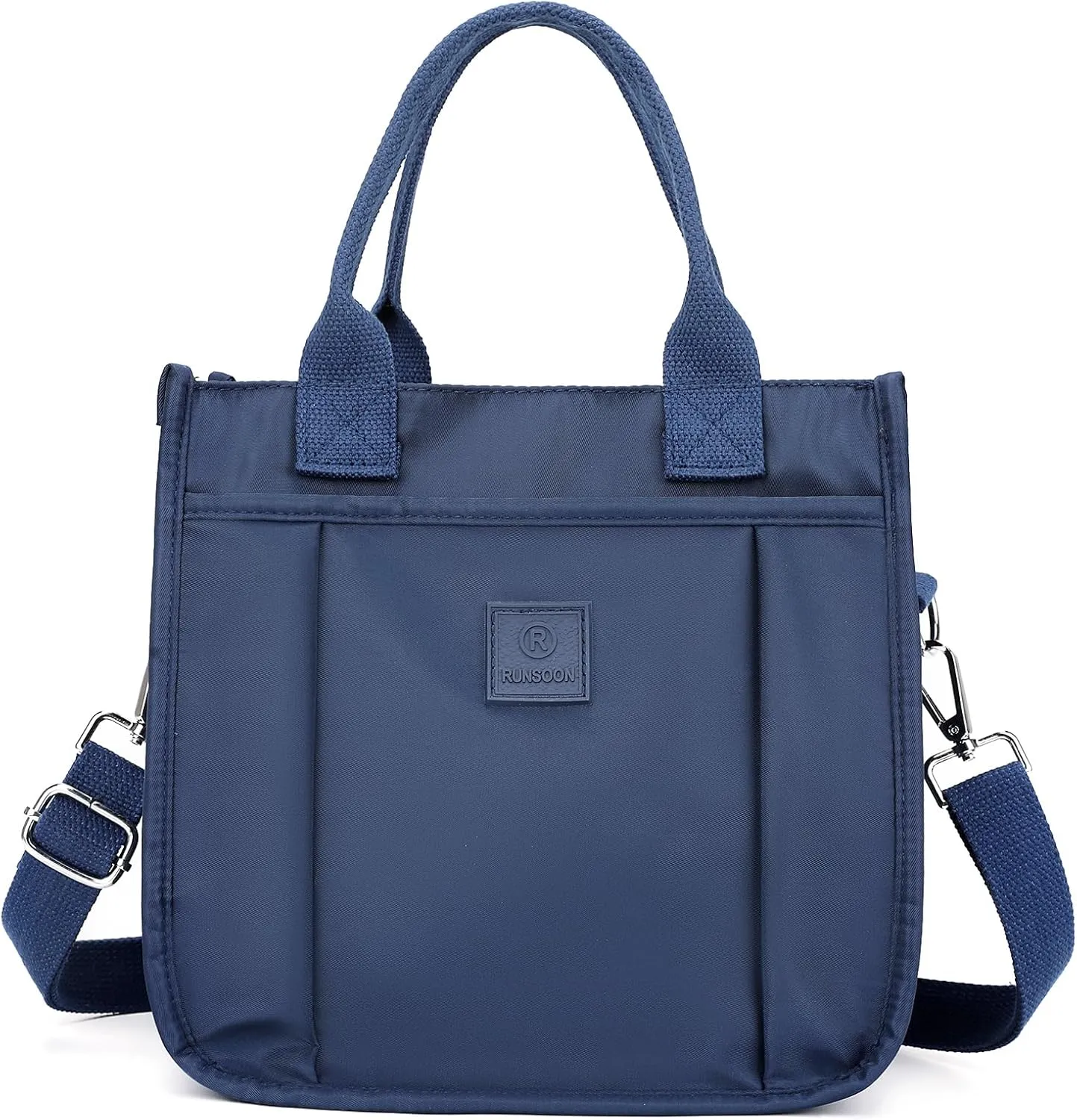Cute Small Tote Bag for Women with Zipper Multi Pockets, Mini Crossbody Purse Tote Handbags for Work Travel Beach