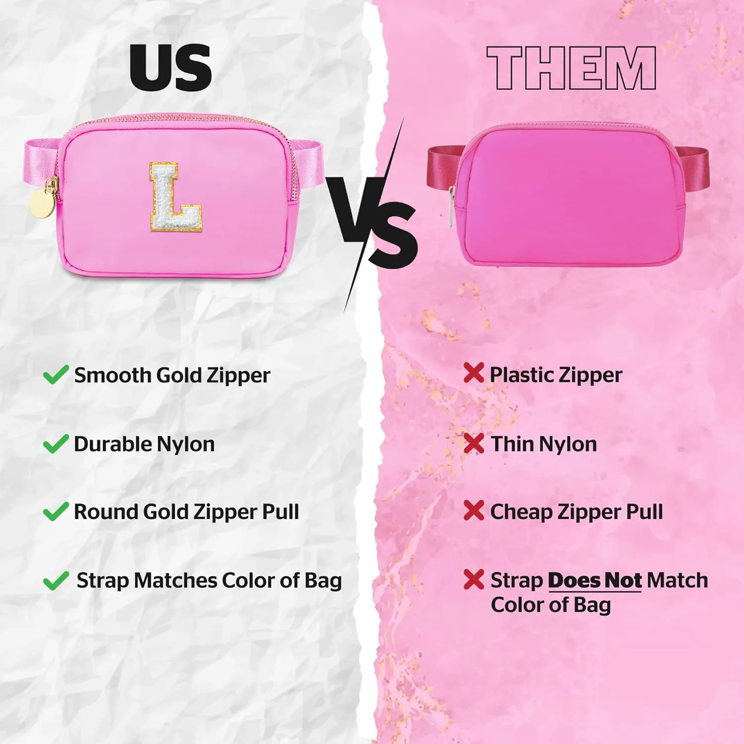 DANCOUR Kids Fanny Pack for Girls – Cute Belt Bag, Crossbody Bag for Kids, Girls' Purse, Small Travel Bag, Birthday Gift for 8-11 Year Old Girls