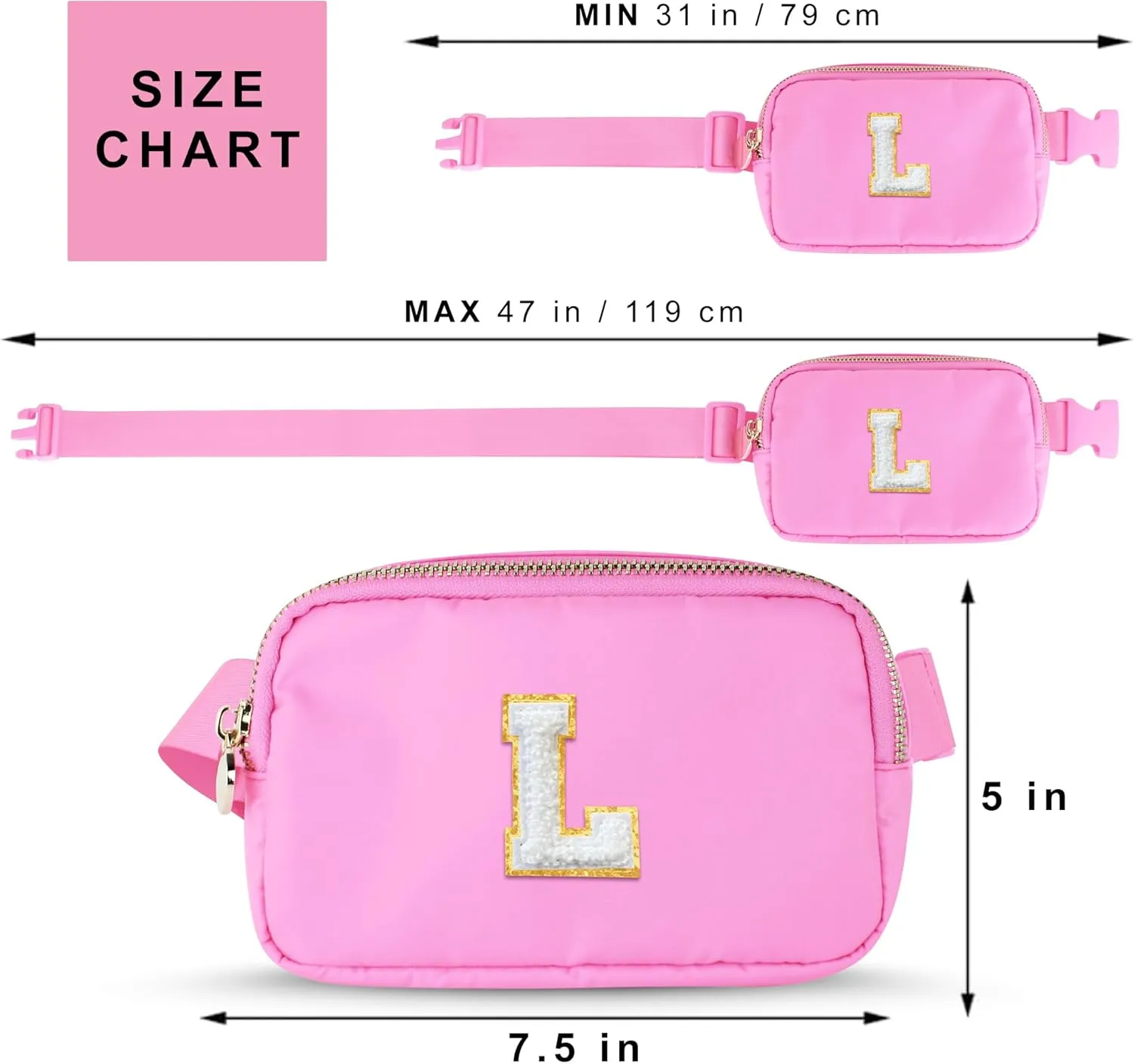 DANCOUR Kids Fanny Pack for Girls – Cute Belt Bag, Crossbody Bag for Kids, Girls' Purse, Small Travel Bag, Birthday Gift for 8-11 Year Old Girls