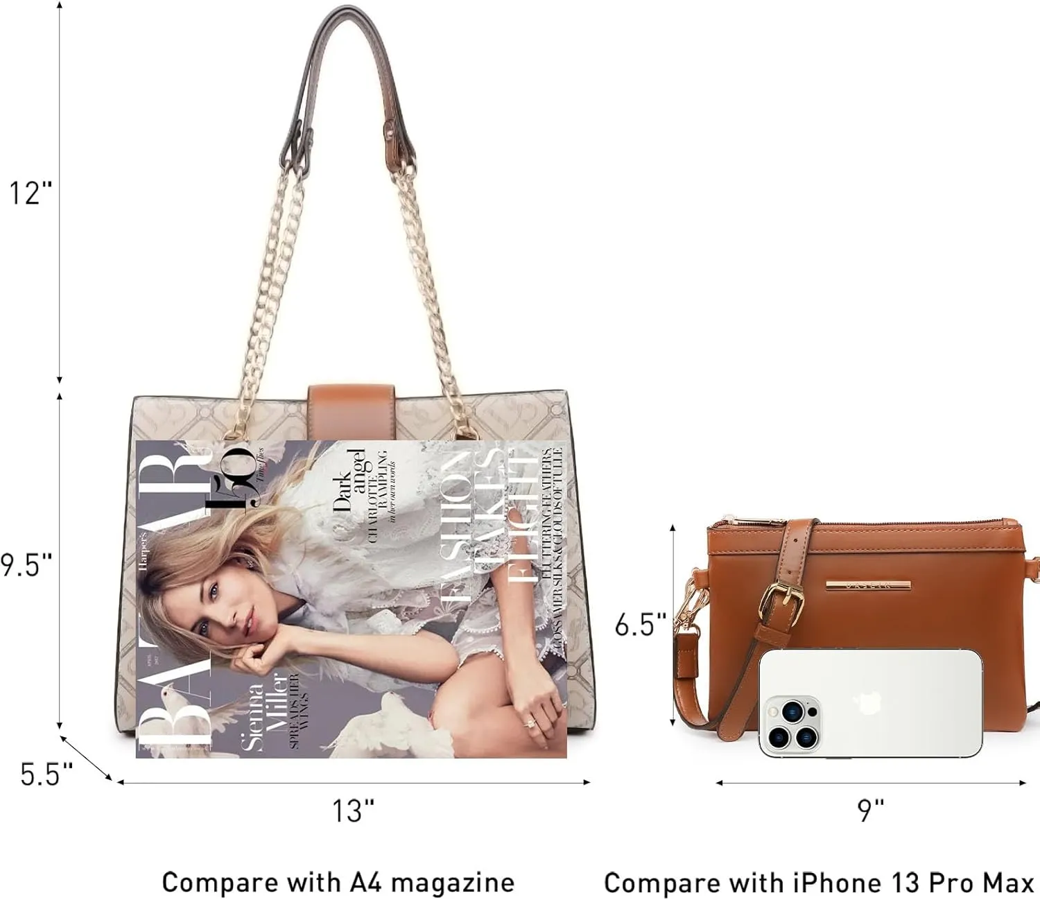 Dasein Leather Handbag Tote Hobo Bag for Women Shoulder Purse Top Handle Satchel Bag with Matching Clutch