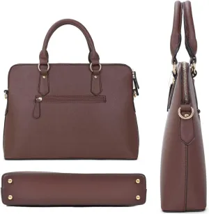 Dasein Women Two Tone Tote Colorblock Purses Handbags for Women Shoulder Work Bag