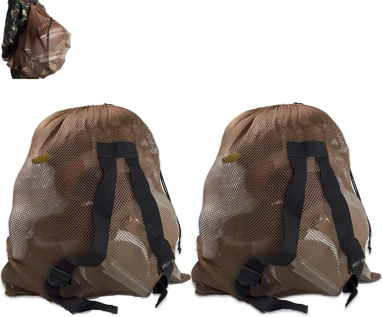 Decoy Bag for Duck Goose Turkey Waterfowl Hunting,Mesh Decoy Bag with Adjustable Straps,Duck Hunting Accessories