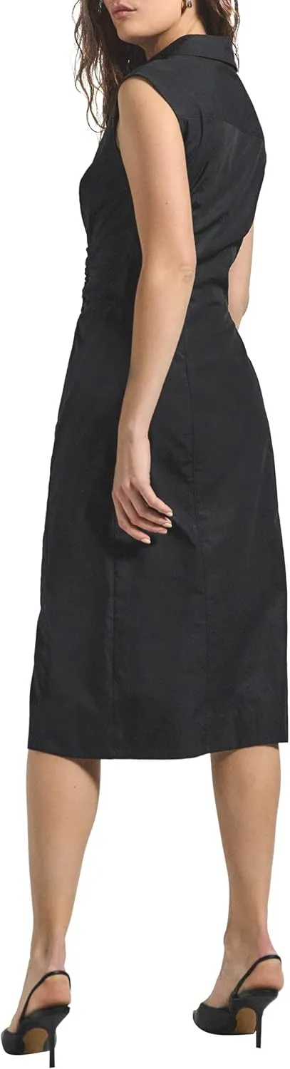 Derek Lam 10 Crosby Women's Nera Ruched Button Down Dress