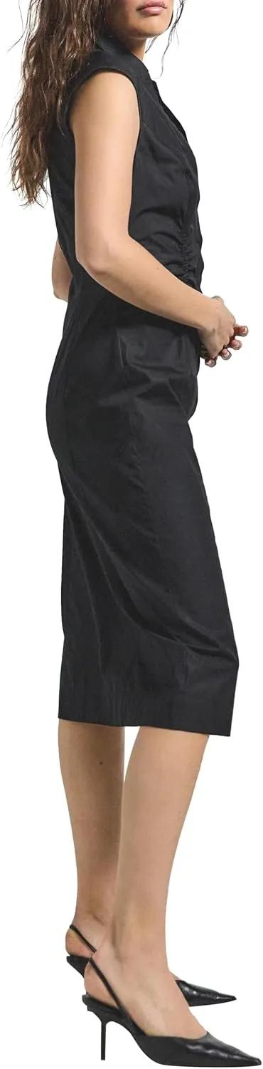 Derek Lam 10 Crosby Women's Nera Ruched Button Down Dress