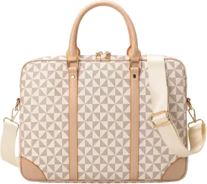 Designer Briefcase 15.6 Laptop Bag,Computer Tote Bag Handbag Shoulder Bag Satchel for Office Business Travel