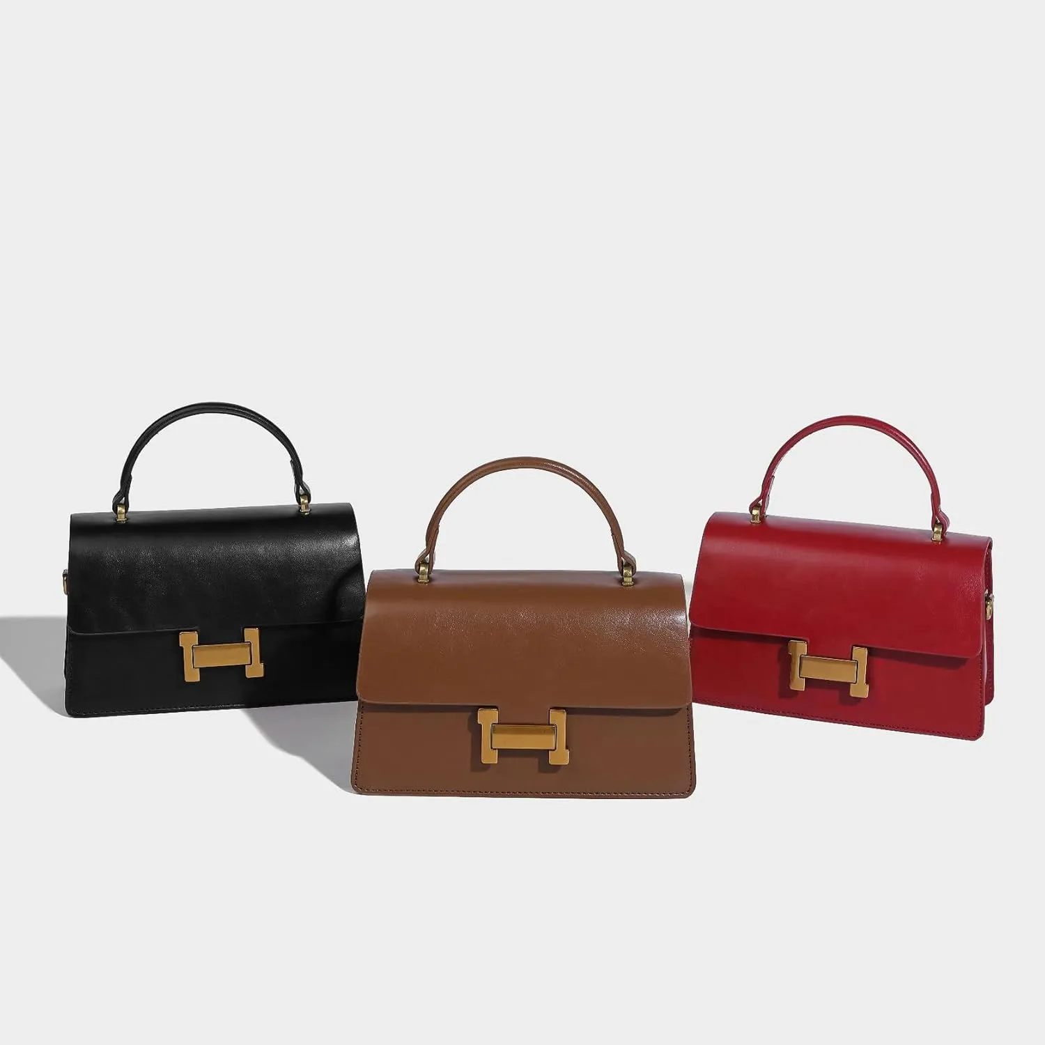 Designer Satchel Purses For Women, Small Cute Crossbody Handbag, Ladies Vegan Leather Top Handle Bags