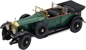 Diecast Model Car Rolls-Royce Phantom 1:18 for Six Generations of Alloy Retro Classic Resin Car Metal Toy Vehicles(Green)