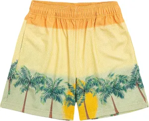 DIOTSR Mens Retro Lightning Graphic Shorts Casual Streetwear Basketball Shorts Athletic Running Shorts with Pockets
