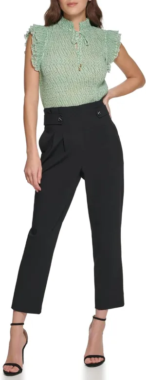 DKNY Women's Misses Paperbag Waist Pant
