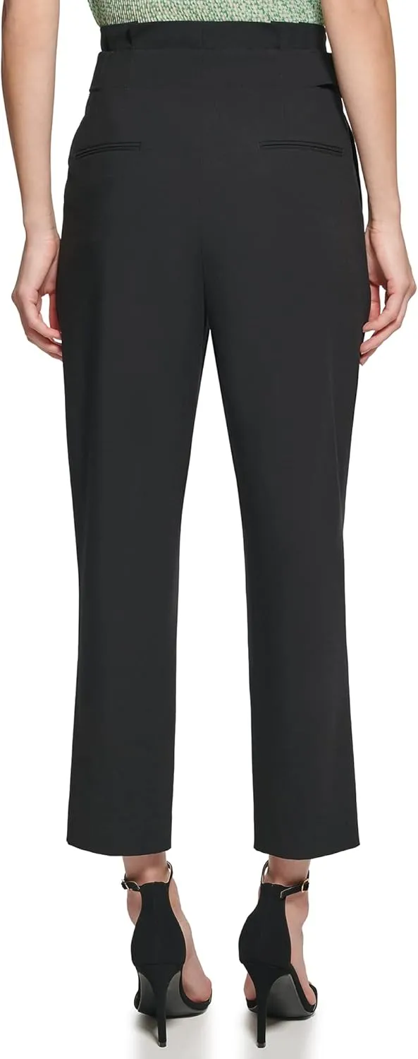 DKNY Women's Misses Paperbag Waist Pant