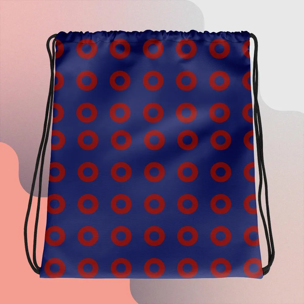 Donuts Drawstring bag