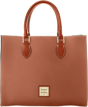 Dooney & Bourke Women's Janine Satchel in Pebble Grain Leather, Large Handbag with Adjustable & Detachable Shoulder Strap