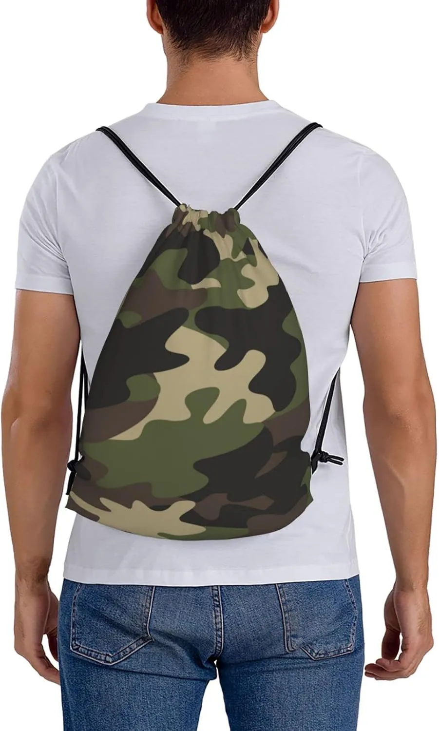 Drawstring Backpack Bag Sports Gym Sack Drawstring Bag Shopping Sport Yoga Travel String Bag For Men Women