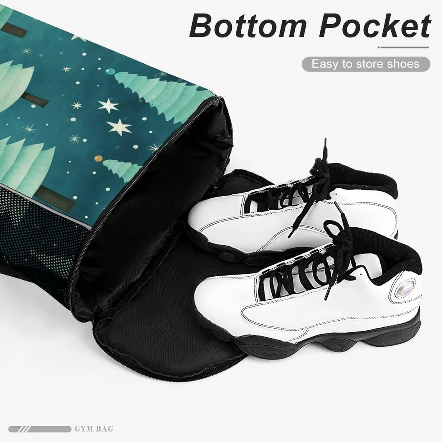 Drawstring Backpack Gym Drawstring Bag for Men Blue Star Pattern Draw String Bags Gym Bag Cinch Bag