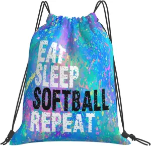 Drawstring Backpack Gym String Bag Sports Drawstring Sackpack For Women Men