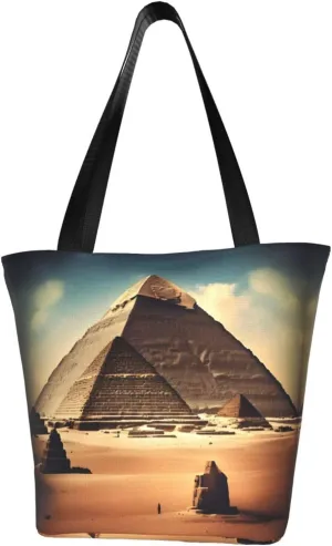 Dreaming of the Pyramids of Khufu Cross-body Shoulder Bag, Women's One-shoulder Handbag, Weekend Travel Shopping and Playing Shoulder Bag