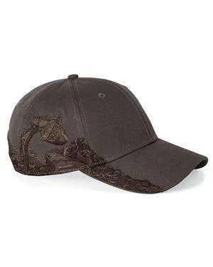 Dri Duck Excavating Scene Twill Cap - 3325
