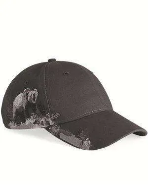 Dri Duck Grizzly Bear Twill Cap - 3319
