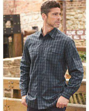 Dri Duck Men's Paseo Plaid Sunblock Work Shirt - 4465