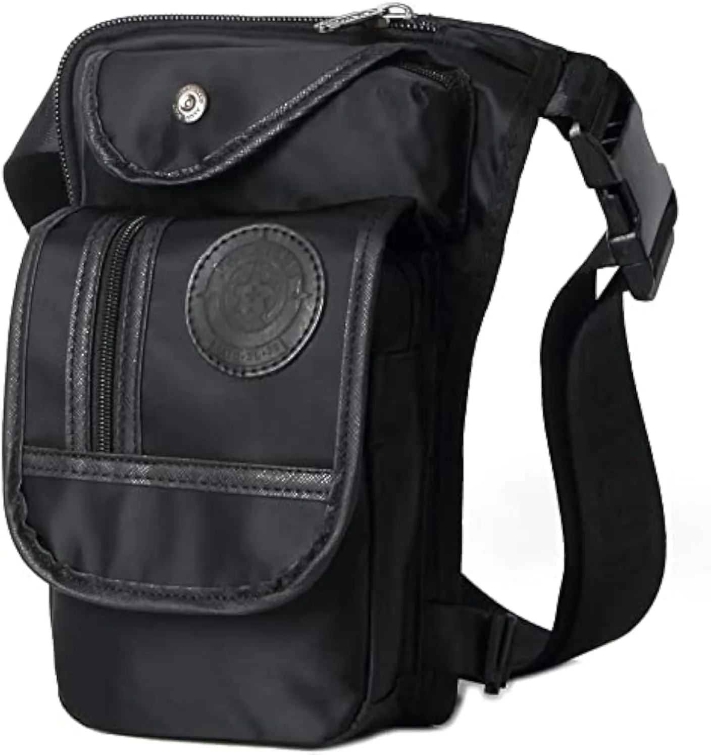 Drop Leg Bag for Men Military Tactical Thigh Pack Pouch Multifunctional Tactical Package Outdoor Hiking Thigh Bag 2-Black