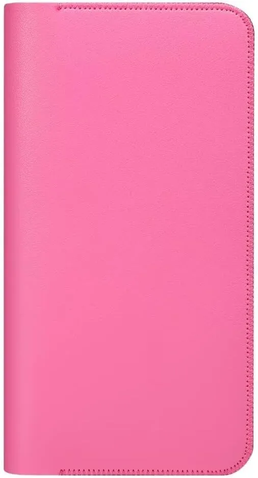Dual compartment mobile phone bag wallet style business clutch, unisex bag