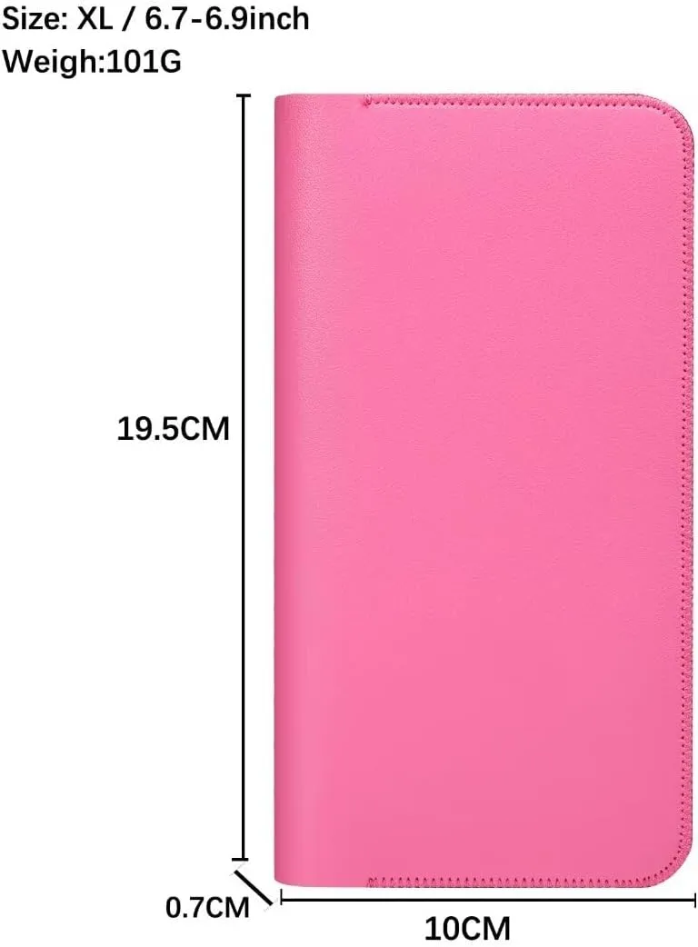 Dual compartment mobile phone bag wallet style business clutch, unisex bag