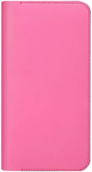 Dual compartment mobile phone bag wallet style business clutch, unisex bag