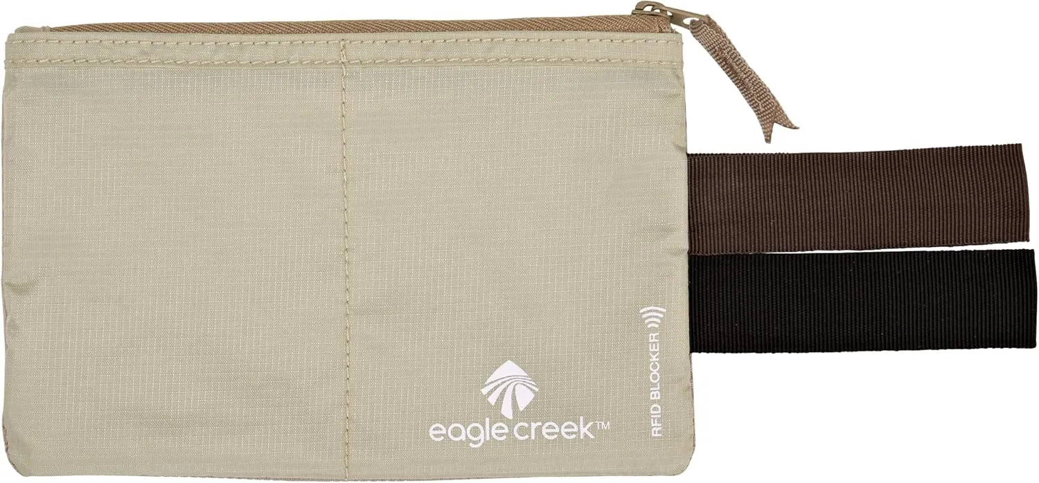 Eagle Creek Travel Gear RFID Blocker Hidden Pocket, Tan, One Size
