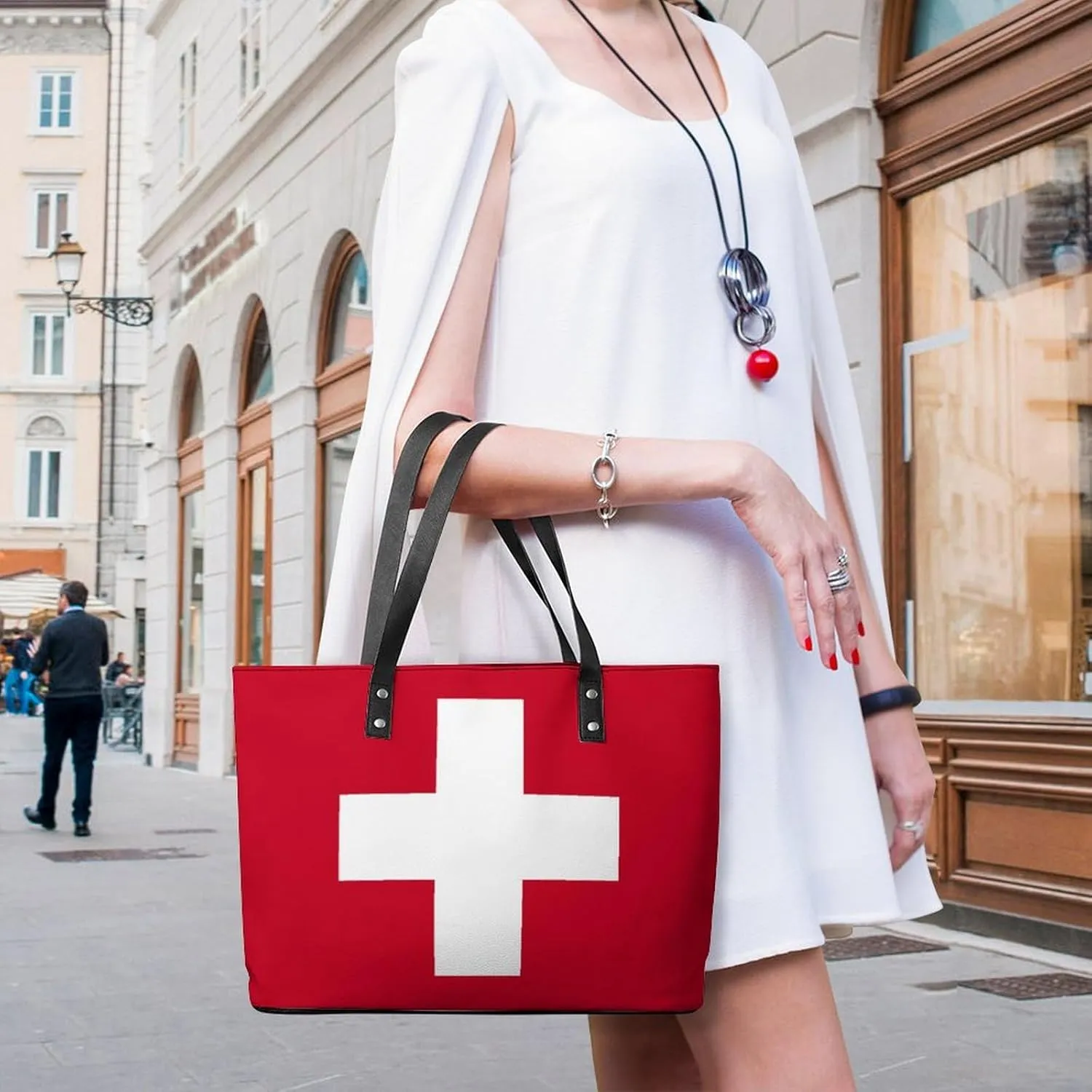East Timor Flag Stylish Hobo Handbag Women Perfect Leather Tote for Shopping Trips