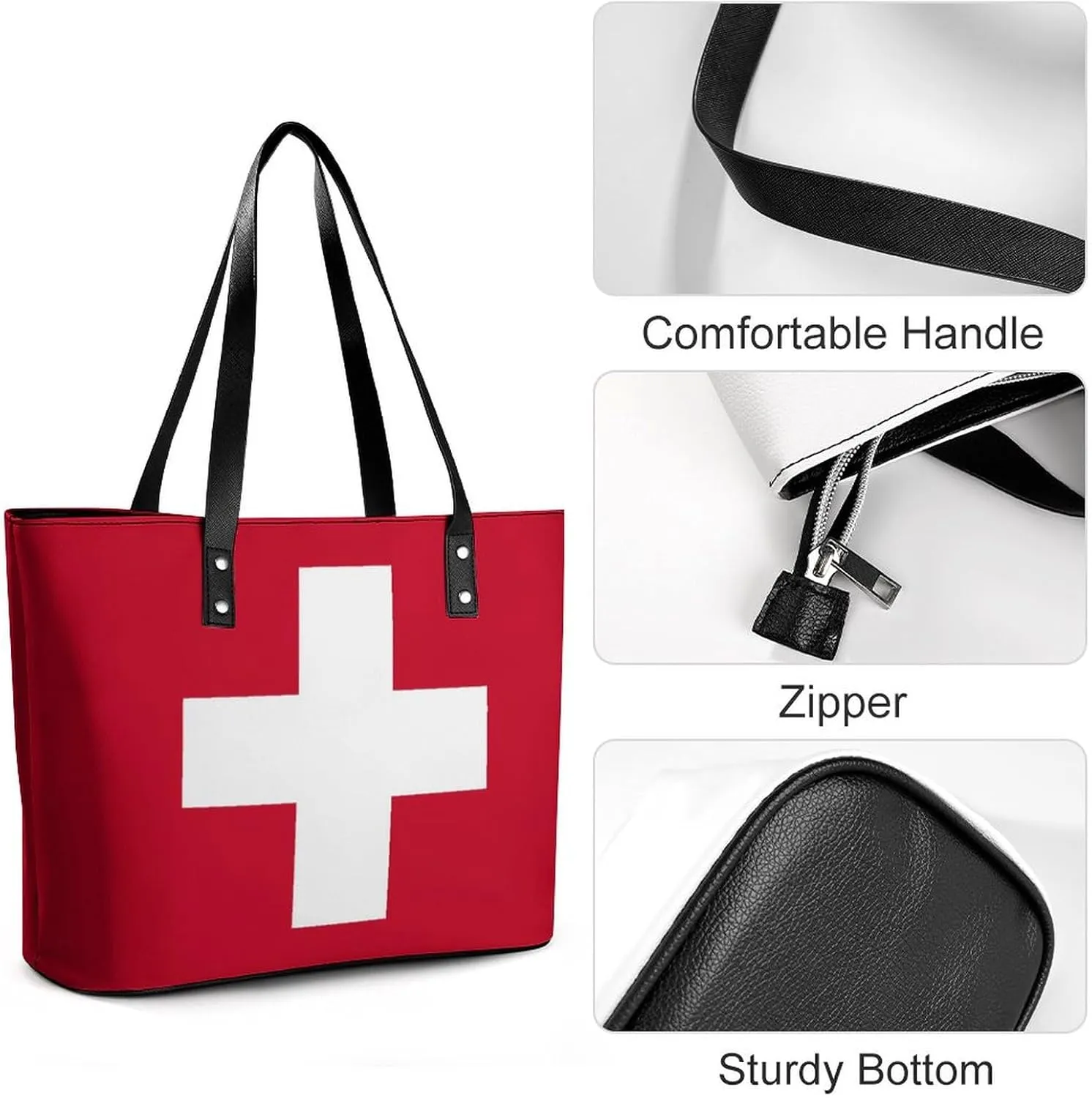 East Timor Flag Stylish Hobo Handbag Women Perfect Leather Tote for Shopping Trips