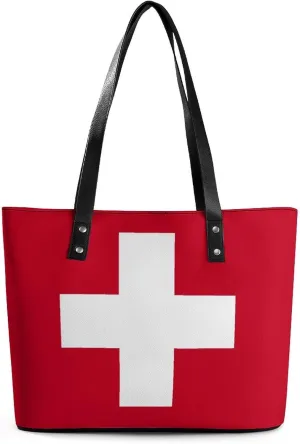 East Timor Flag Stylish Hobo Handbag Women Perfect Leather Tote for Shopping Trips