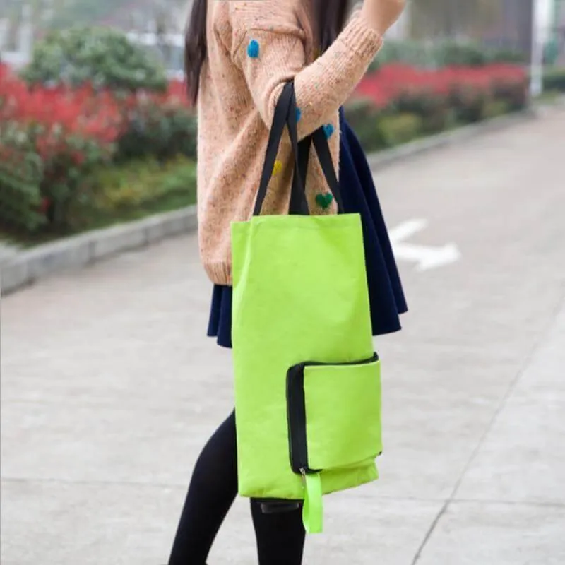 Eco-Friendly Reusable Tote Bag - Foldable Sustainable Shopping Bag