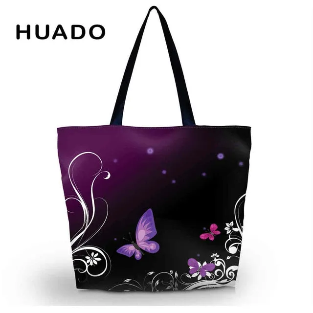 Eco Friendly Shopping Bags Waterproof Travel Custom Reusable Handbag Women Shoulder Cloth Pouch Foldable Grocery Bulk Organizer
