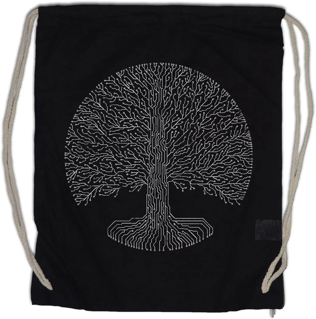 Electro Yggdrasil Drawstring Bag Gym Sack