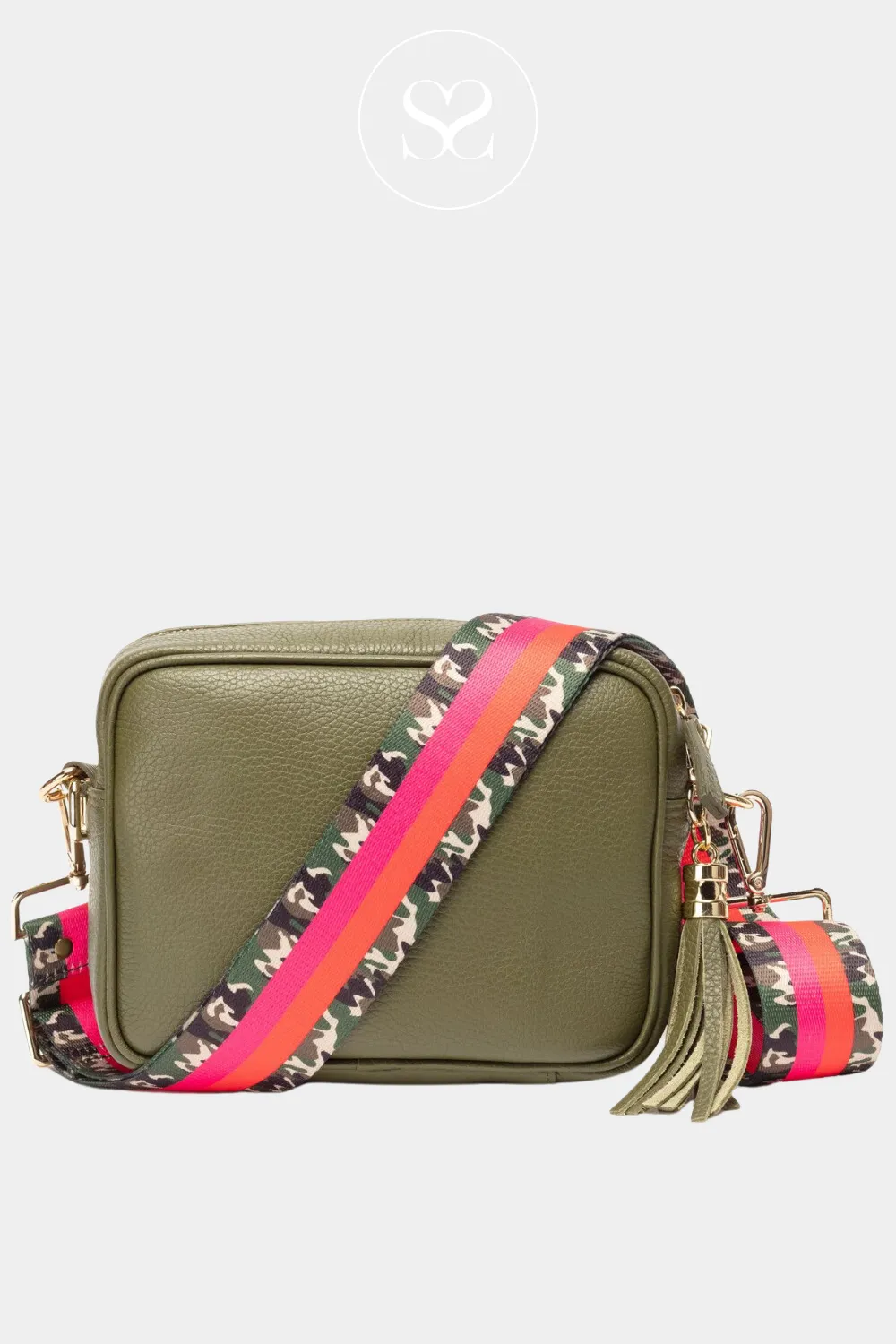 ELIE BEAUMONT - CROSSBODY BAG - OLIVE KHAKI