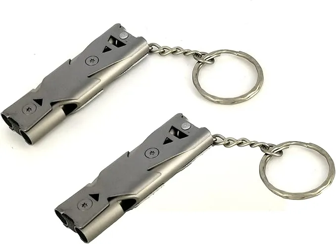 Emergency Whistle with Lanyard Safety Whistle Camping Hike Rescue Signal Survival Whistle