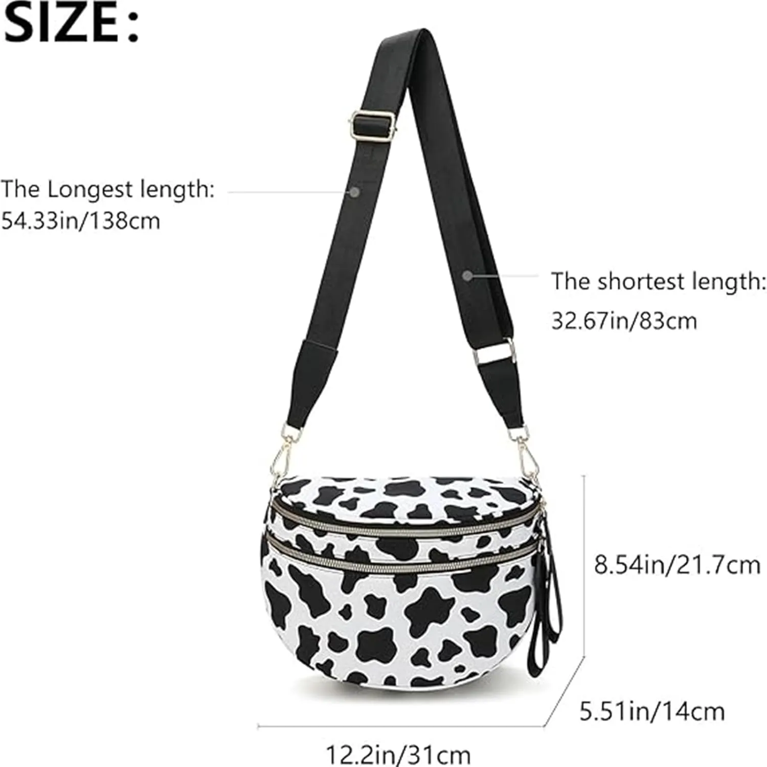 Emmafy Crossbody Bag, Emmafy Crossbody Bags For Women, Checkered Bum Bag With Shoulder Strap, Checkered Purse