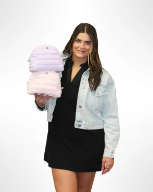 Emme Terrycloth Cosmetic Bag (Lilac Mist)