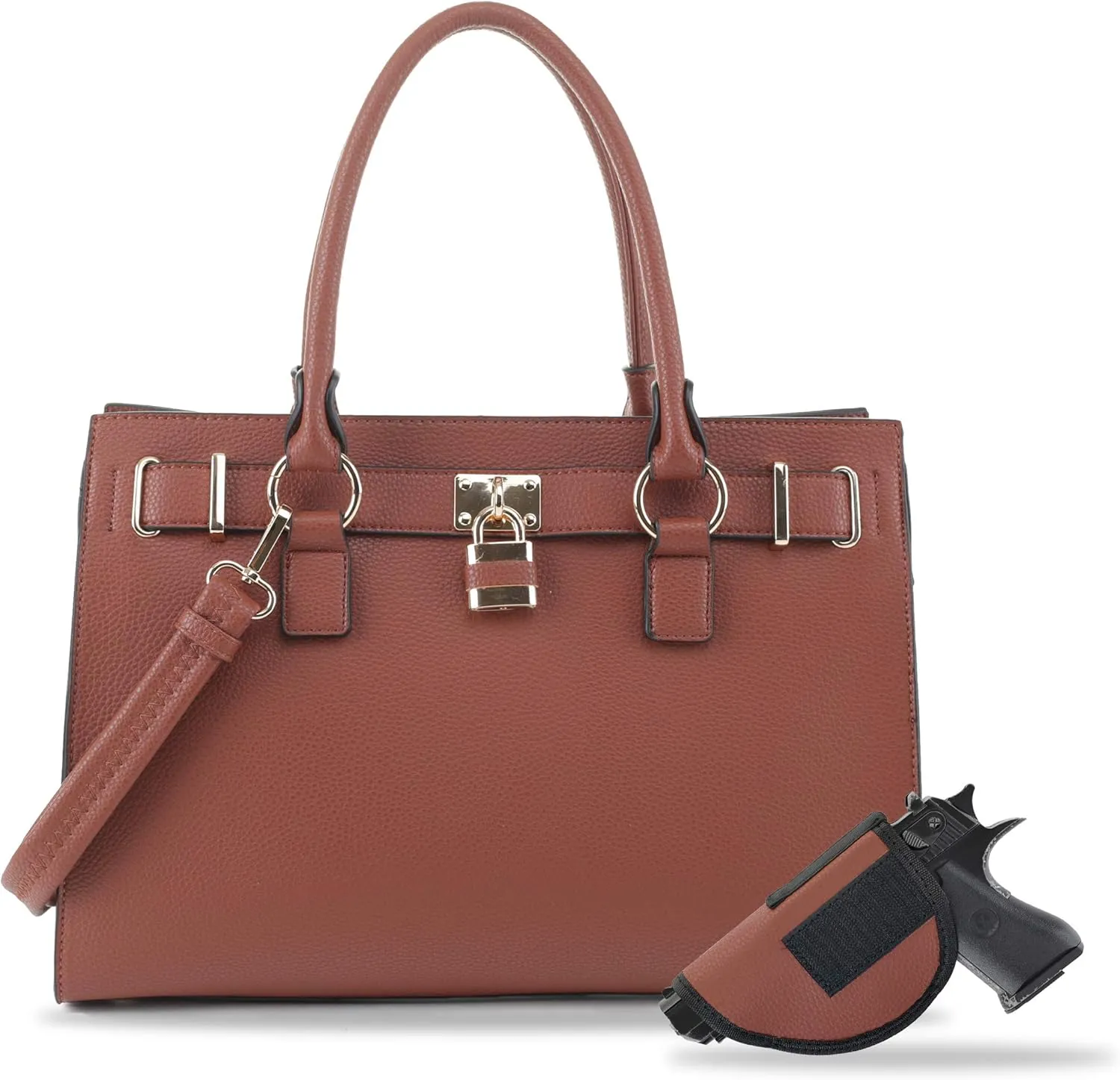 Emperiaoutfitters Concealed Carry Purse - Dina Lock Concealed Carry Satchel