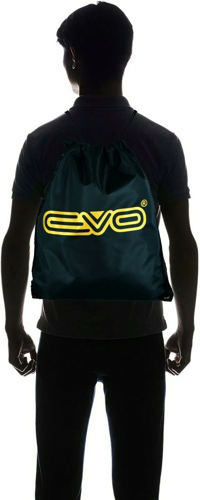 EVO Drawstring Gym Bags sack Sports School Swim Kit pe Travel Backpack college