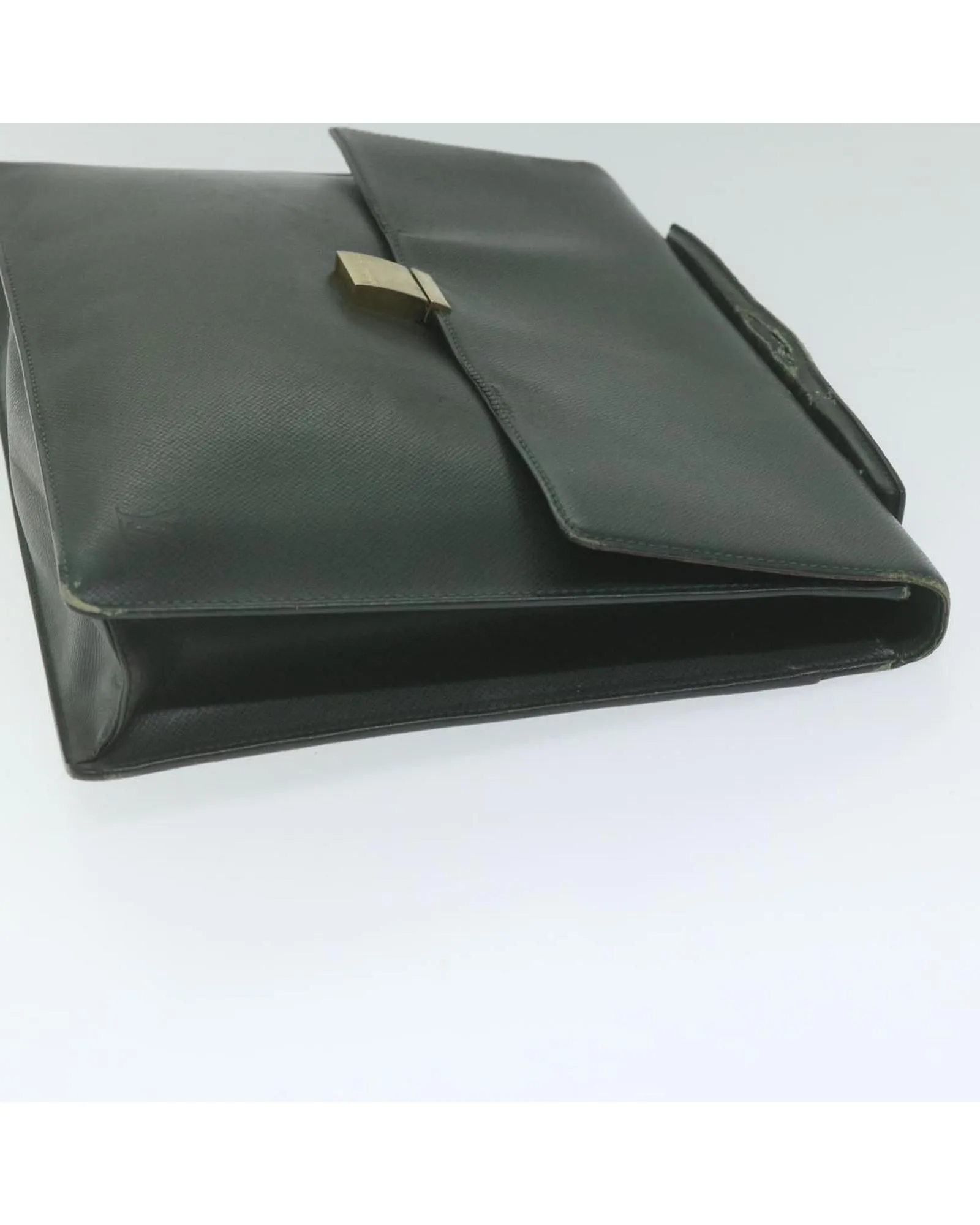 Executive Portfolio Green Taiga Leather