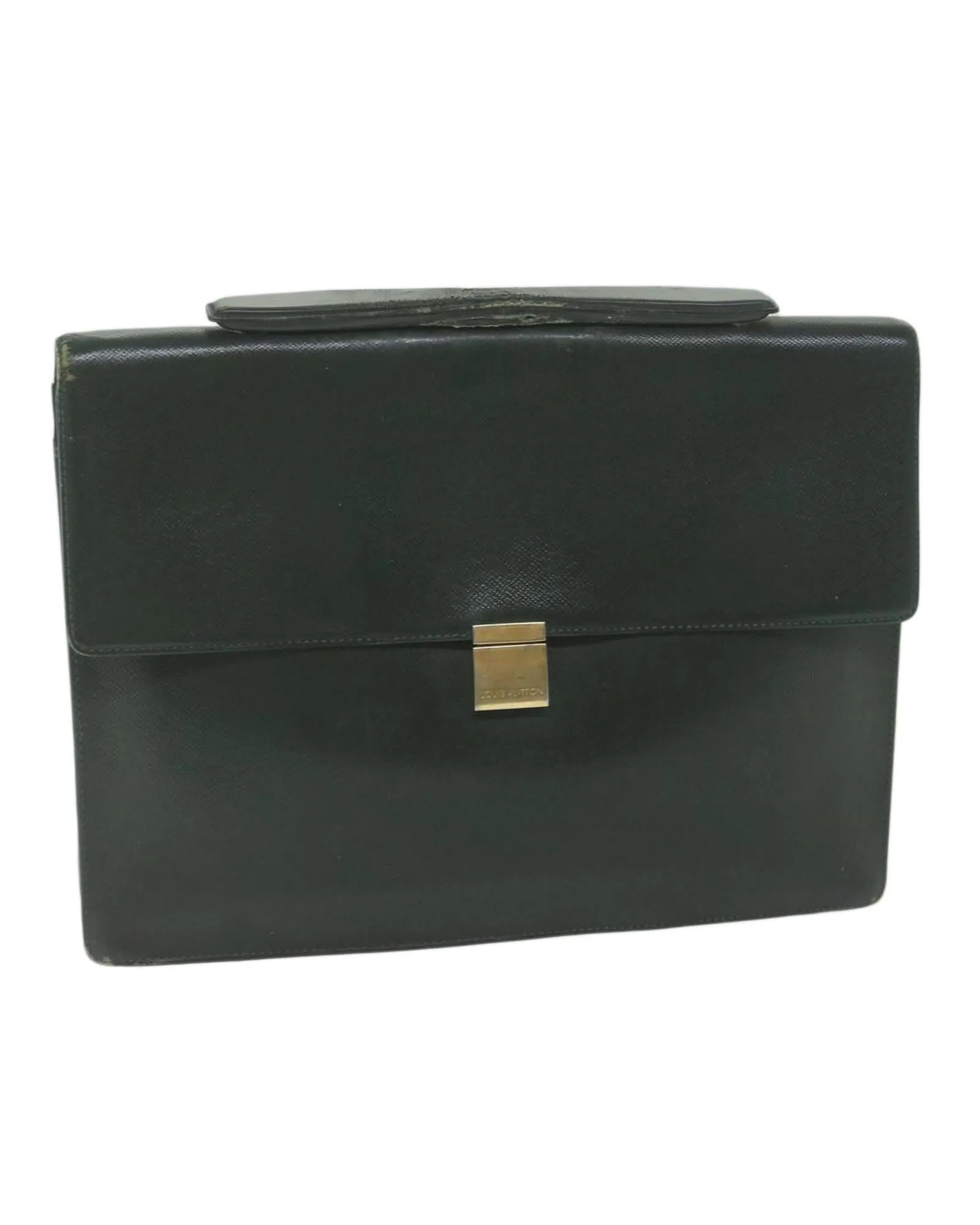 Executive Portfolio Green Taiga Leather