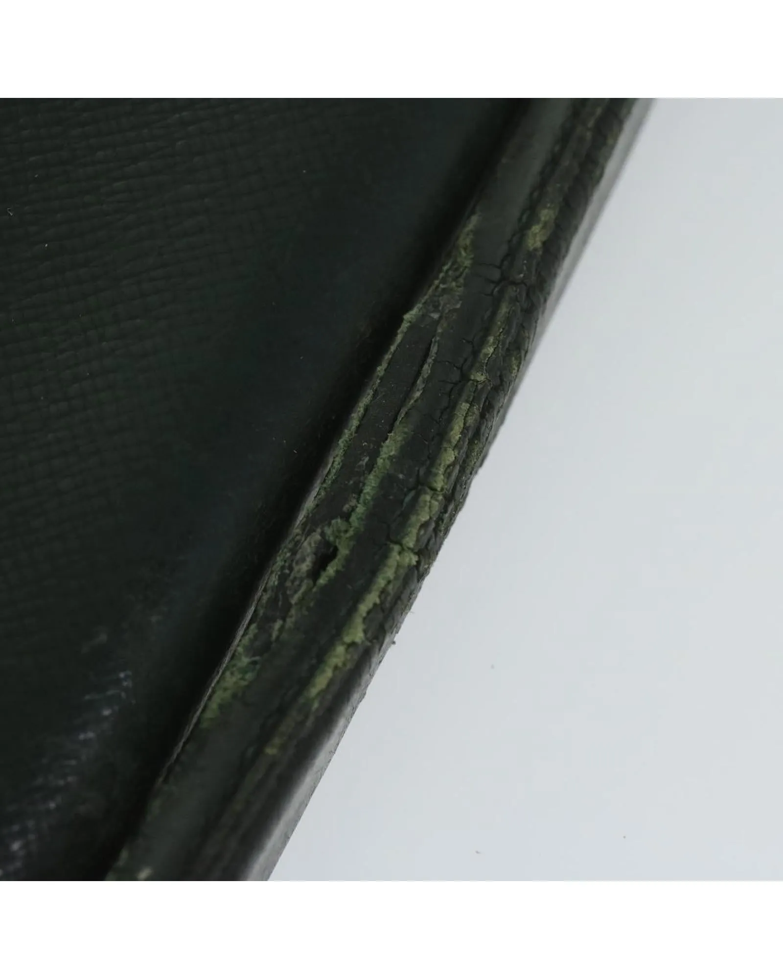 Executive Portfolio Green Taiga Leather