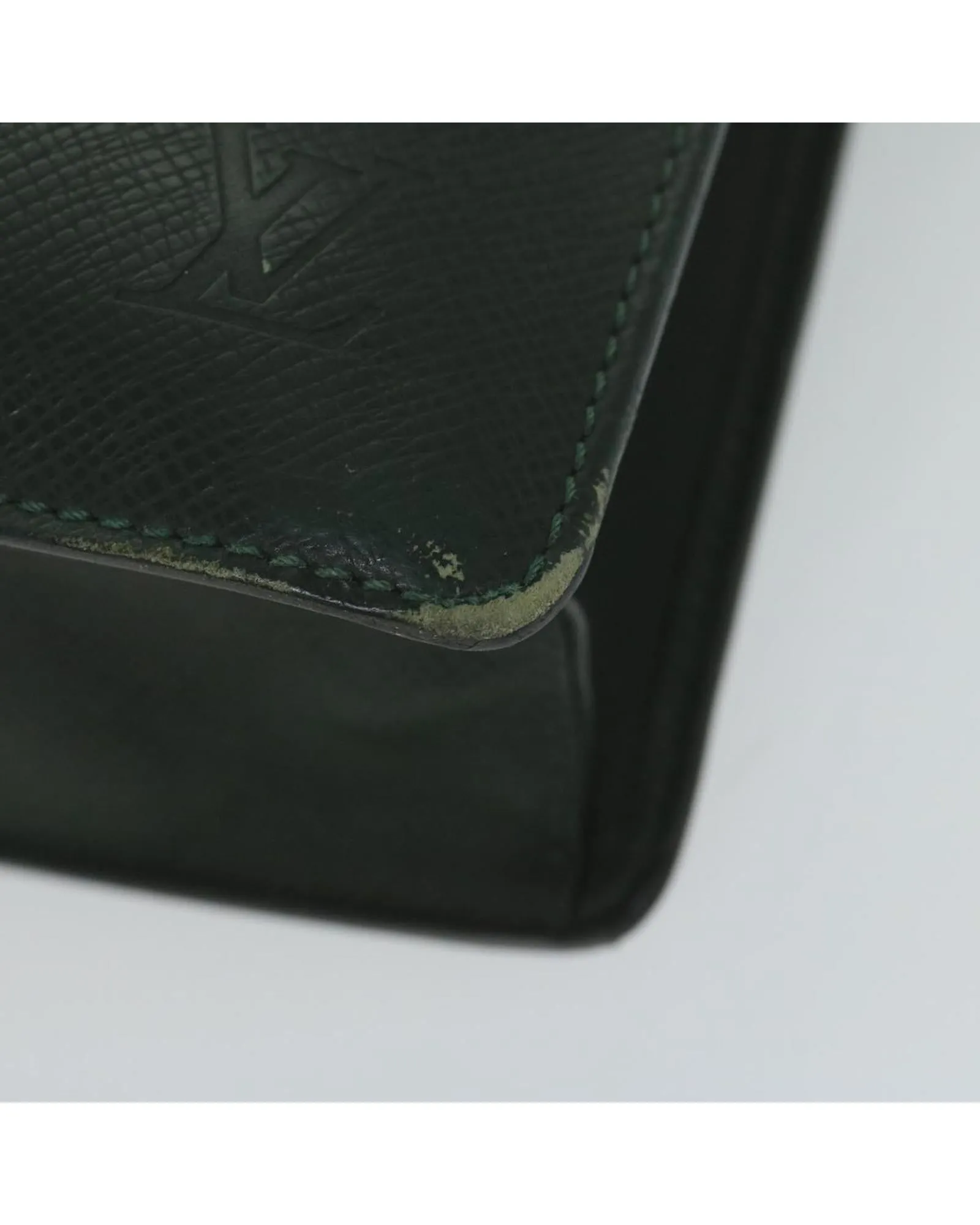 Executive Portfolio Green Taiga Leather