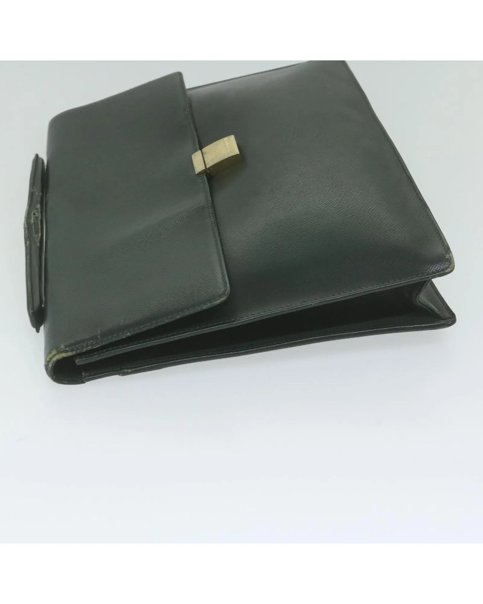 Executive Portfolio Green Taiga Leather